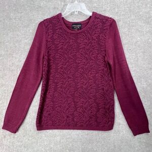 Absolutely Creative Worldwide Stitch Fix Burgundy Knit Sweater - L